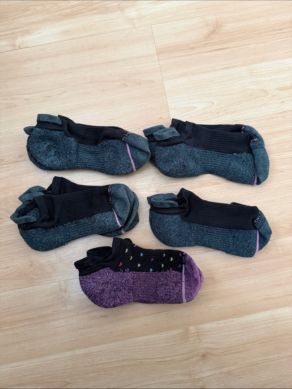 Dr Motion No-Show Athletic Socks - Black